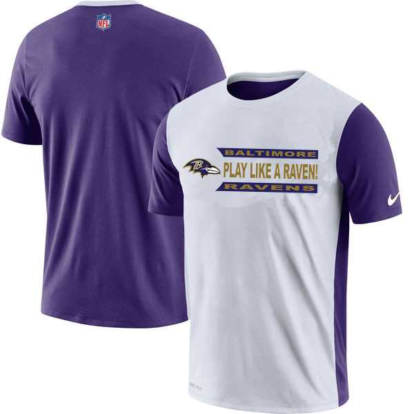 Baltimore Ravens Nike Performance NFL T-Shirt White,We sell and wholesale Baltimore Ravens Nike Performance NFL T-Shirt White on line form chian!